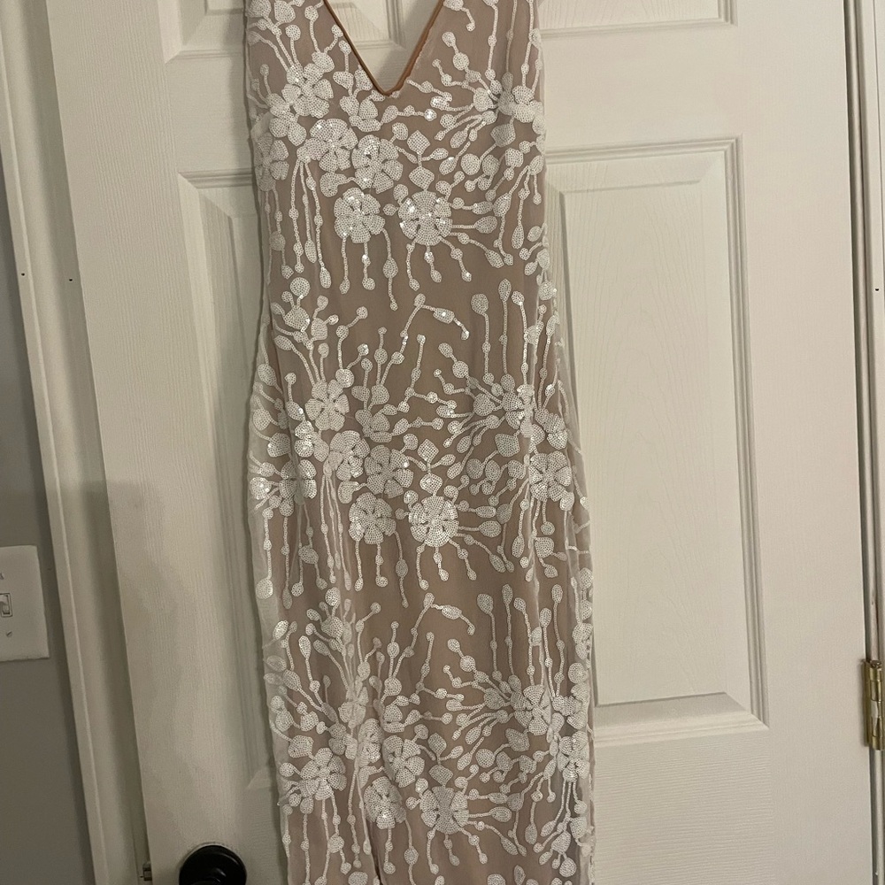 Elegant Floral Embroidered Dress